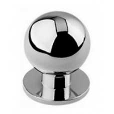 Ручка-кнопка шар, маленькая, d=16мм, хром