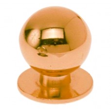 Ручка-кнопка шар, большая, d=20мм, золото