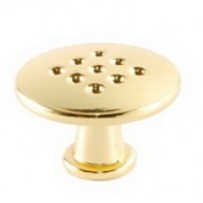 Ручка-кнопка №3005 (Noktali) с точками, золото