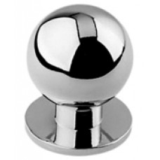 Ручка-кнопка шар, большая, d=20мм, хром